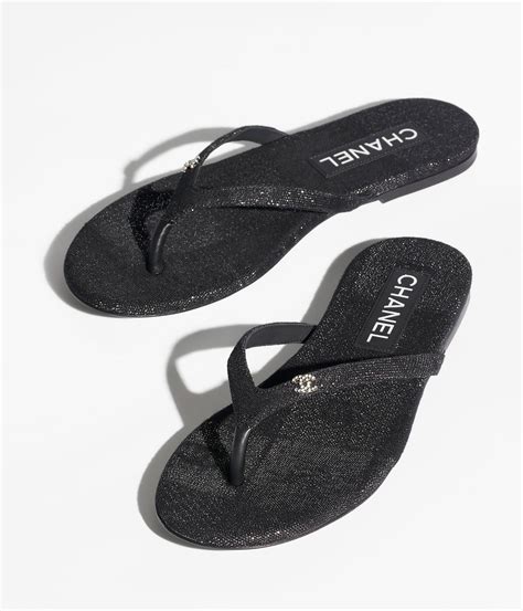 chanel mens flip flops